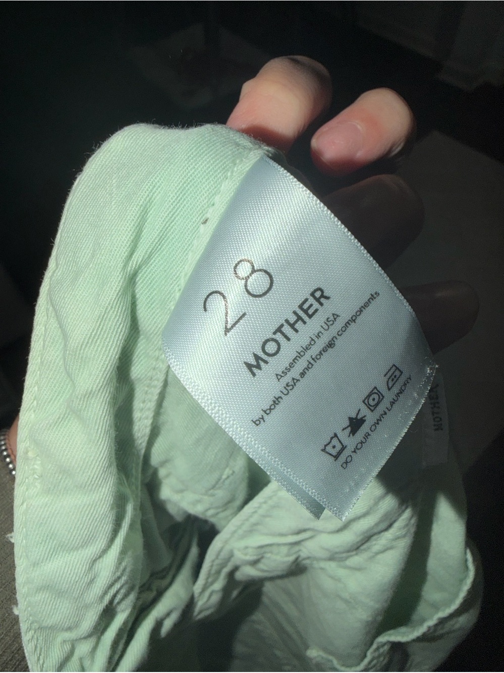 NWT Mother The Shaker
Chop Crop Pants mint green
$218 casual summer revolve - Picture 4 of 10